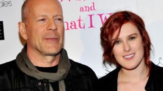 Bruce Willis Visits Rumer Willis During DWTS Rehearsals,