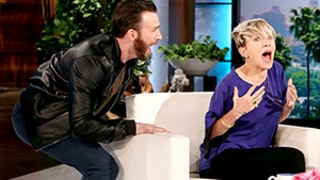Chris Evans Scares the Crap Out of Avengers Costar Scarlett Johansson: Watch