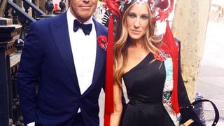 Sarah Jessica Parker and Andy Cohen