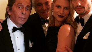Claire Danes, Hugh Dancy and Giancarlo Giammetti