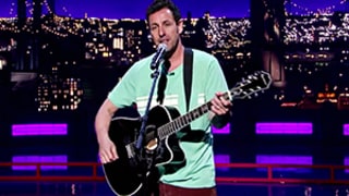 Adam Sandler Sings Hilarious Send-Off Ode to David Letterman