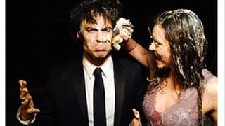 Nina Dobrev Had Cake Fight After Filming Last Vampire Diaries Scene: Photos, Video!