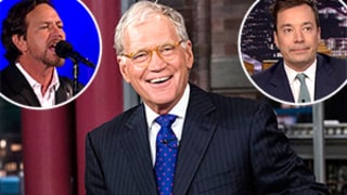 David Letterman Tributes: Jimmy Fallon Chokes Up, Eddie Vedder Performs
