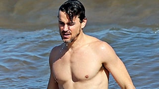 Matt Bomer Looks Ridiculously Hot While Shirtless in a Wet Swimsuit in Hawaii: Pictures