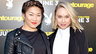 Celeb Sightings: Jenna Ushkowitz, Becca Tobin at the Playboy Mansion!