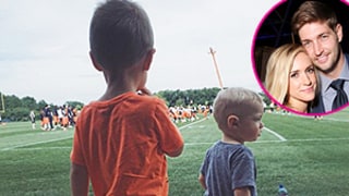Kristin Cavallari's Sons Camden and Jax Watch Their Dad Jay Cutler Play Football: Photo