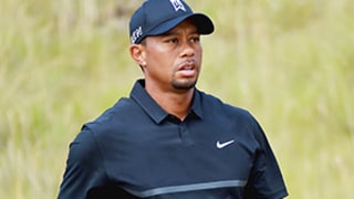 Tiger Woods Has Worst Day Ever, Gets Bobby Flay'ed With Cheater Banner During Painfully Bad Tournament: GIFs