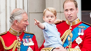 Prince Charles Plants Trees With Grandson Prince George