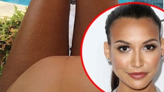 Pregnant Naya Rivera Sunbathes With Baby Bump, Shows Off Amazing Full-Body Tan