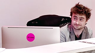 Daniel Radcliffe Is the Worst Receptionist Ever for Funny Prank Video: Watch!
