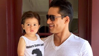 Mario Lopez's Adorable Son Dominic Rocks A.C. Slater Shirt With Dad: Pic