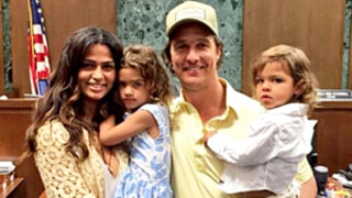 Matthew McConaughey's Wife Camila Alves Becomes a U.S. Citizen! Cute Family Photo