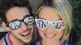 Ali Fedotowsky, Kevin Manno Celebrate Labor Day With Bride and Groom Sunglasses: Photo