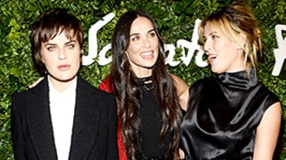 Demi Moore, 52, Looks Positively Ageless Posing Alongside Daughters Tallulah and Scout Willis on Red Carpet