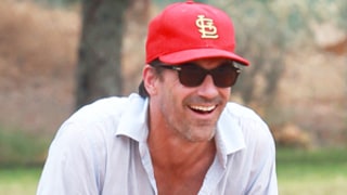 Jon Hamm Looks Happy, Plays Baseball With Pals Post-Jennifer Westfeldt Split: Picture