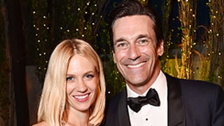 Jon Hamm Celebrates Emmys 2015 Win With January Jones: