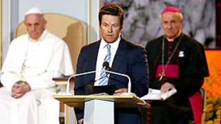 Mark Wahlberg Makes Joke About His Movie Ted in Front of Pope Francis, Asks for Forgiveness