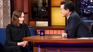 Ellen Page Gets Emotional Talking About Coming Out With Stephen Colbert: