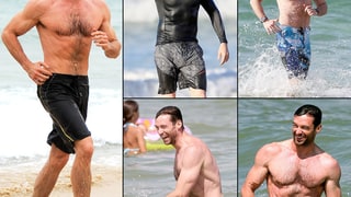 Hugh Jackman's Hunky Beach Bod