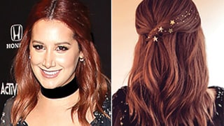 Ashley Tisdale's Star-Spangled Half-Updo Is Out of This World: Hairstylist Kristin Ess Shares the DIY