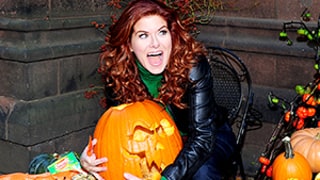 Celeb Sightings: Debra Messing Gets Into the Halloween Spirit!
