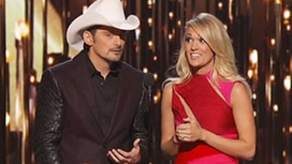 Brad Paisley, Carrie Underwood Poke Fun at Blake Shelton, Miranda Lambert's Divorce in CMAs 2015 Opening Monologue