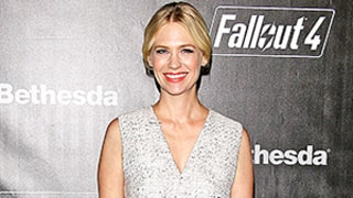 January Jones Wears Sheer White Pants Under Sheath Dress: Love It or Hate It?