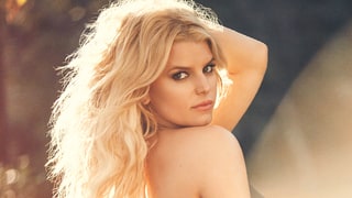 Jessica Simpson Is Beyond Sexy in This Plunging, Backless Swimsuit