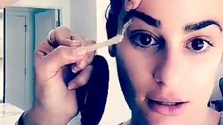 Lea Michele Shares Her Entire Facial Waxing Routine Via Snapchat