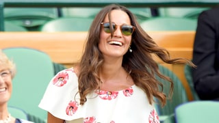 Pippa Middleton Puts a Fresh Spin on Tennis Whites in Leggy Dress at Wimbledon