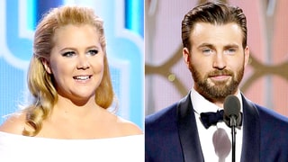 Golden Globes 2016 What You Didn't See on TV: Amy Schumer Cracks Up Chris Evans, Channing Tatum Bros Out With Casper Smart and More!