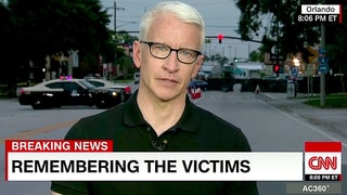 Anderson Cooper Fights Back Tears as He Reads Names of Orlando Shooting Victims