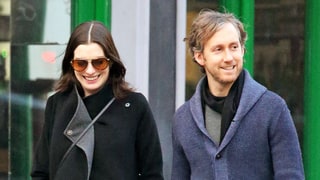 Pregnant Anne Hathaway Looks Radiant During Winter Walk with Hubby Adam Shulman