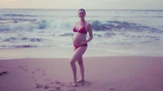 Anne Hathaway Shares Bikini Baby Bump Photo: This Image 'Makes Me Happy'
