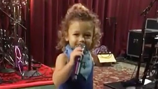 Gwen Stefani's Son Apollo Is Just Like His Mom: See Him Sing!
