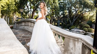 Pregnant Audrina Patridge Shops for Wedding Dresses With Us!
