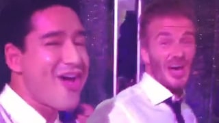 Victoria Beckham, David Beckham Showcase Awesome '80s Dance Moves at Eva Longoria's Wedding: Video