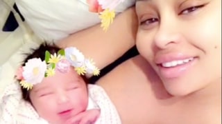 Blac Chyna's First Pic With Daughter Dream, as Rob Kardashian Says Baby's an 'Exact Copy' of His Late Dad and Jokes About 'Kris Jenner Hair'