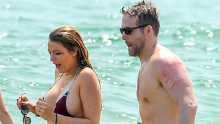 Blake Lively Shows Off Her Baby Bump in a Bikini During Taylor Swift’s Celeb-Packed July 4th Party