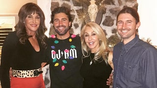 Caitlyn Jenner Rings In Christmas Early With Sons Brody and Brandon, Ex-Wife Linda Thompson: Photo!