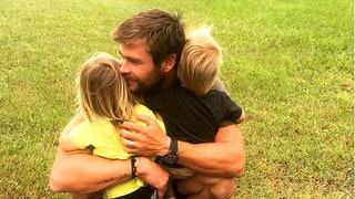 Chris Hemsworth Hugs His Twins on Their 2nd Birthday in Sweetest Photo Ever