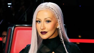 Christina Aguilera Rocks Purple Hair on 'The Voice'