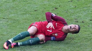 Cristiano Ronaldo Sobs and Screams in Pain After Injury as Portugal Defeats France at Euro 2016 Final