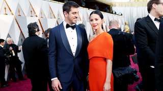 Aaron Rodgers and Olivia Munn