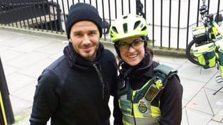 David Beckham Buys Tea and Coffee for London Paramedic: See the Cute Pic!