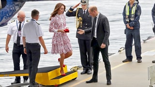 Prince William Offers Duchess Kate a Helping Hand as They Arrive by Seaplane in Vancouver