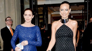 Emily Blunt and Olivia Wilde’s Matching Baby Bumps Are Too Cute on the Met Gala 2016 Red Carpet