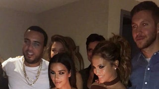 Jennifer Lopez’s 47th Birthday: Kim Kardashian, Calvin Harris Were ‘Smiling and Chatting’ at Star-Studded Bash