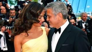 George and Amal Clooney Share Sweet Kiss on the Cannes Red Carpet