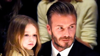 Harper Beckham Steals Victoria’s Stiletto Booties for Her Toy Corner